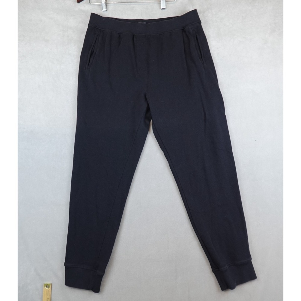 ATM Anthony Thomas Melillo Pants Men XXL Black French Terry Jogger Lounge Cuffed